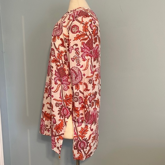 SOLD ON EBAY Roberta Roller Rabbit Amanda Kurta Orange size Medium - Picture 3 of 7